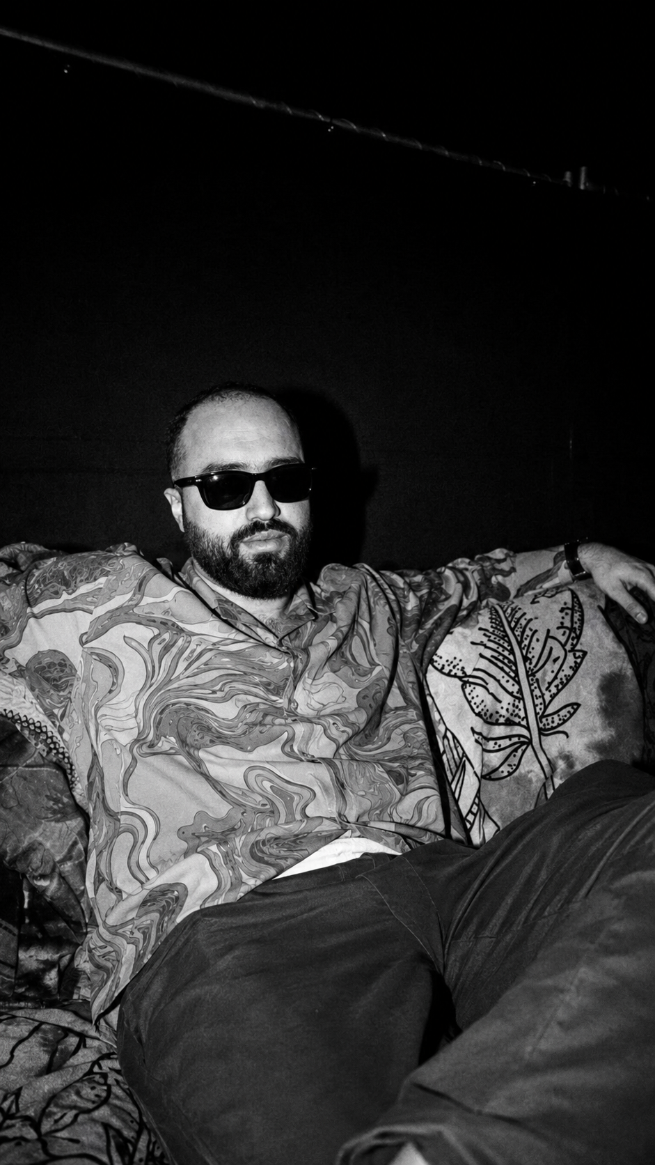 Portrait of Mhyar Orfalli, the designer behind Worth Theory