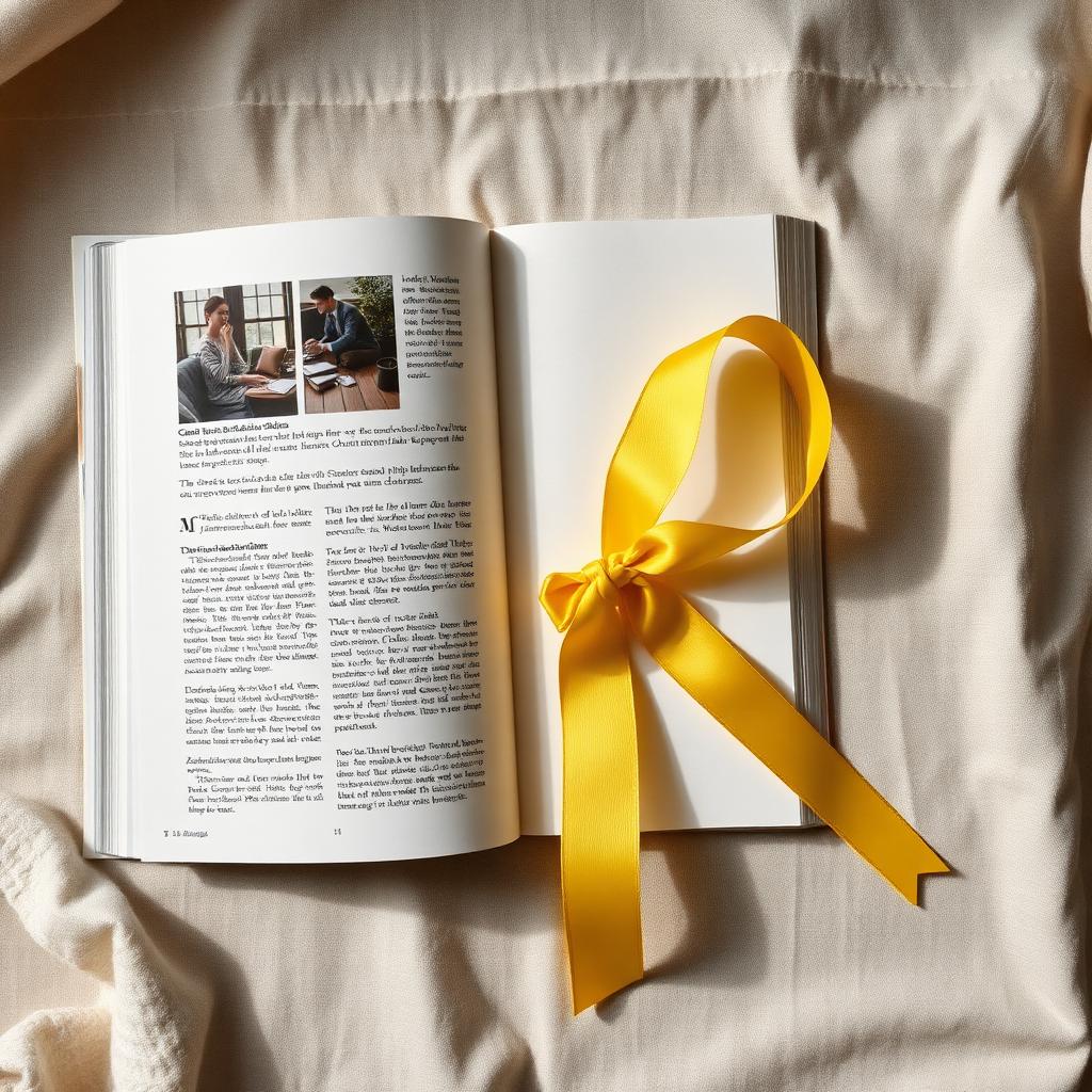 Wanasa Land printed booklet with marker ribbon